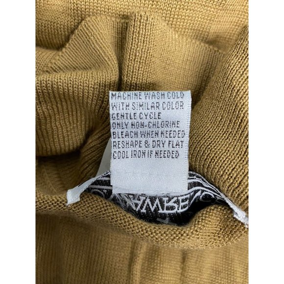 Jon Lawrence LTD. Brown Button Down Sweater Cardigan Pockets Shoulder Pads XL - Picture 7 of 8